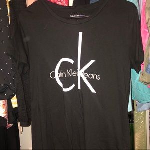 calvin klein black t shirt